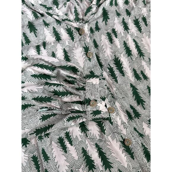 Anthropologie Maeve Tree Marisol Button Blouse Green Size 4 - Picture 10 of 10